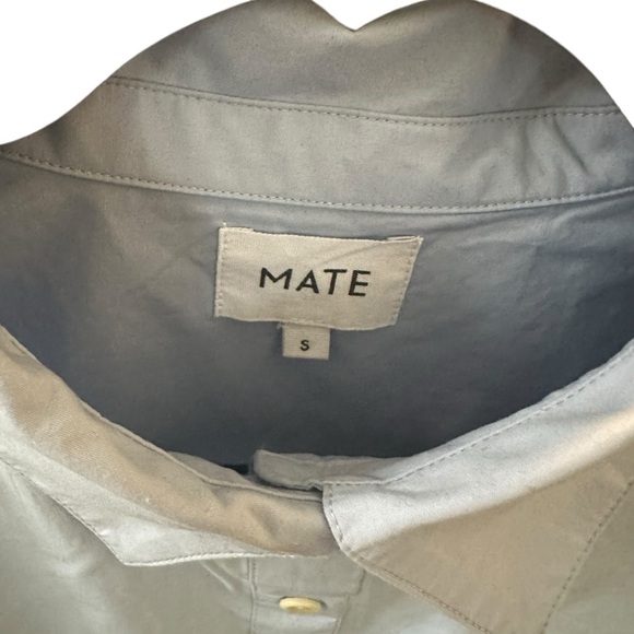 MATE The Label‎ Organic Cotton Button-Down Shirt Women’s Small - Picture 4 of 4